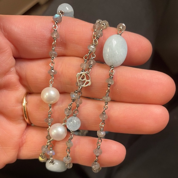 David Yurman Multi Gemstone 46” Necklace - Picture 2 of 9